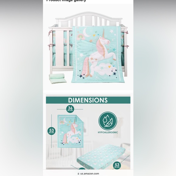 Crib Bedding Set - Picture 2 of 4